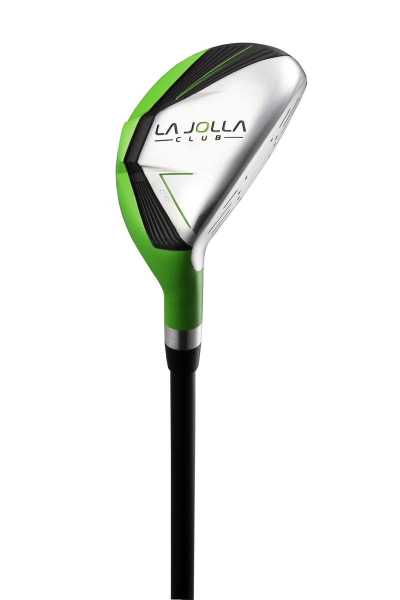 La Jolla Club Junior Golf Set – Lightweight Alloy Driver, Stainless Steel Irons & Zinc Putter | Includes Dual-Strap Stand Bag
