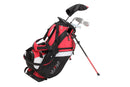 La Jolla Club Junior Golf Set – Lightweight Alloy Driver, Stainless Steel Irons & Zinc Putter | Includes Dual-Strap Stand Bag