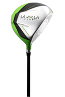 La Jolla Club Junior Golf Set – Lightweight Alloy Driver, Stainless Steel Irons & Zinc Putter | Includes Dual-Strap Stand Bag