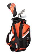 La Jolla Club Junior Golf Set – Lightweight Alloy Driver, Stainless Steel Irons & Zinc Putter | Includes Dual-Strap Stand Bag