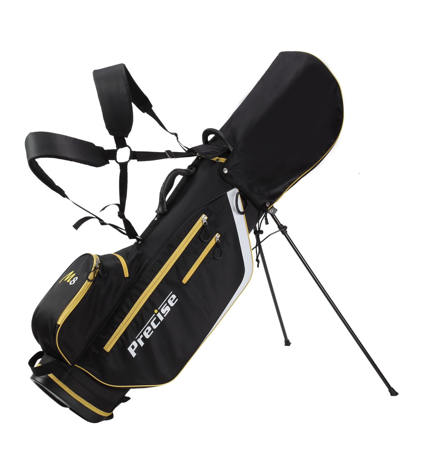 PRECISE M8 MEN'S 17 PIECE GOLF SET, FEATURING KEVLAR GRAPHITE SHAFTS,