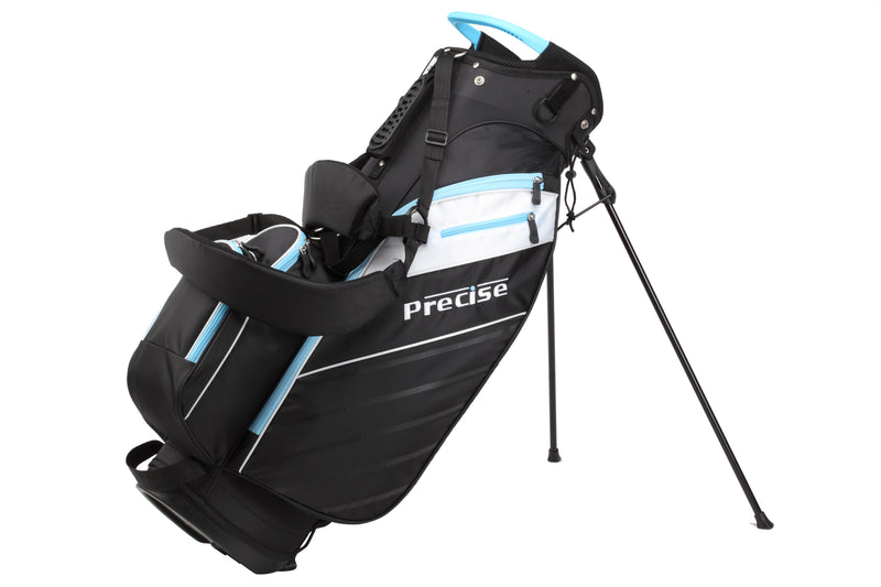PRECISE AMG LADIES GOLF CLUB SET 14 PIECE, AVAILABLE IN BLUE OR PINK, REGULAR OR PETITE SIZE