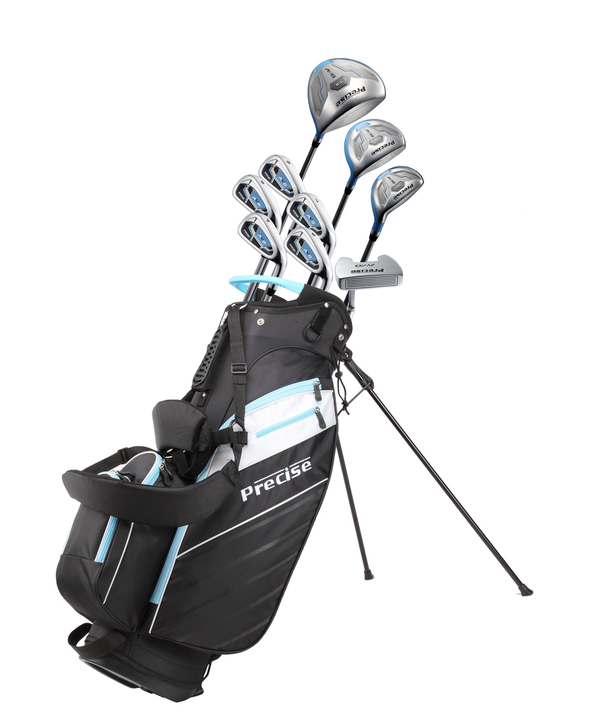 PRECISE AMG LADIES RIGHT HAND GOLF CLUB SET 14 PIECE, AVAILABLE IN BLU