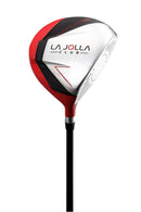 La Jolla Club Junior Golf Set – Lightweight Alloy Driver, Stainless Steel Irons & Zinc Putter | Includes Dual-Strap Stand Bag