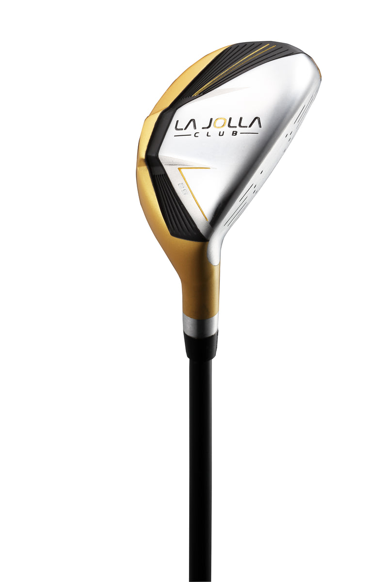 La Jolla Club Junior Golf Set – Lightweight Alloy Driver, Stainless Steel Irons & Zinc Putter | Includes Dual-Strap Stand Bag