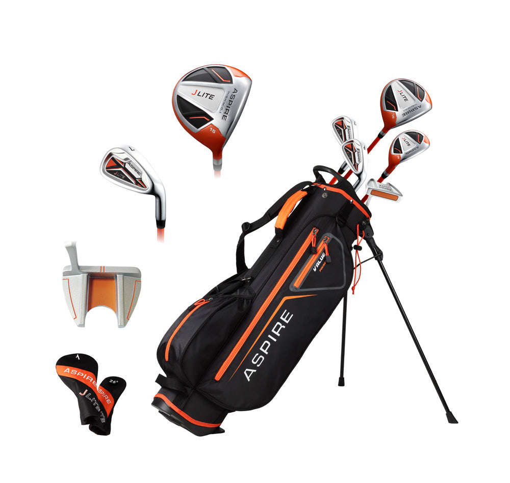 ASPIRE JLITE JUNIOR RIGHT HAND GOLF CLUB SET, AVAILABLE IN MULTIPLE AG