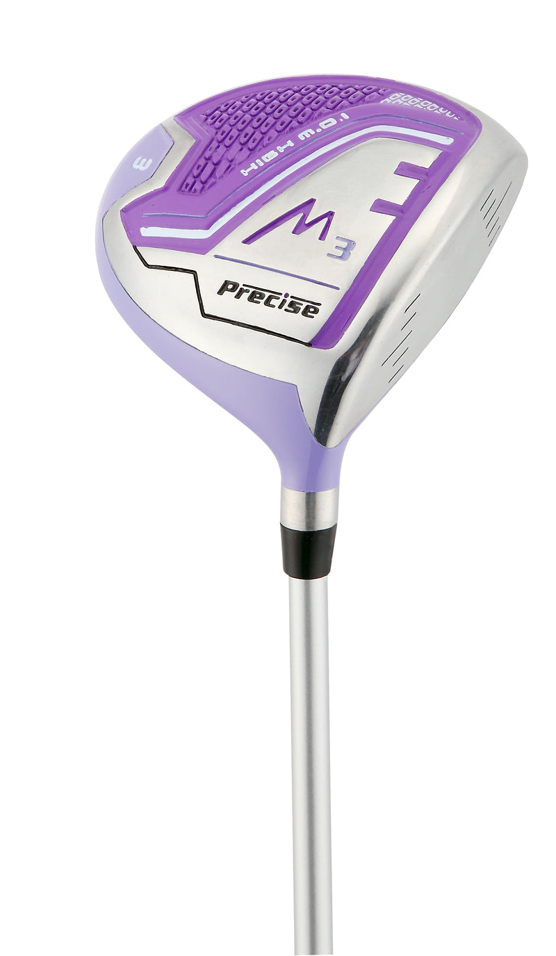 PRECISE M3 LADIES 14 PIECE GOLF CLUB SET, AVAILABLE IN PURPLE & BLUE, STANDARD, PETITE, TALL SIZES