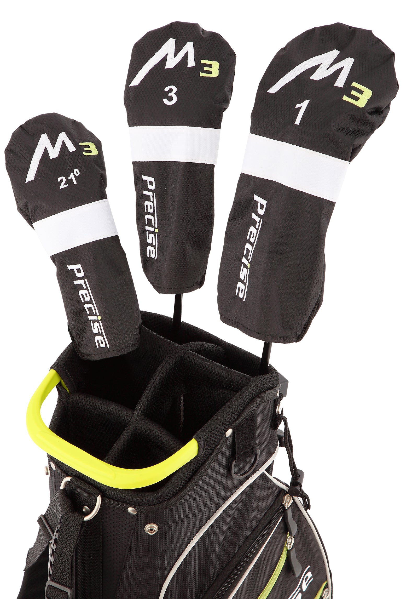 PRECISE M3 MEN’S 14 PIECE RIGHT HAND GOLF CLUB SET, AVAILABLE IN GREEN
